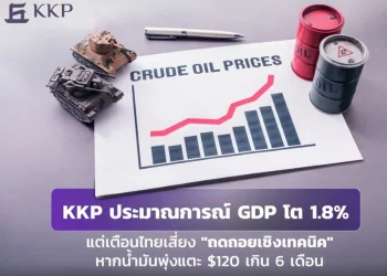 KKP มองเศรษฐกิจไทยปี 69 โต 1.8% ชี้ช่องรับมือวิกฤตน้ำมัน