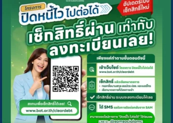 SAM เปิดโอกาสลูกหนี้ NPL ปิดหนี้ไว ไปต่อได้ ก่อนสงกรานต์ คลิกเดียวรู้ผล