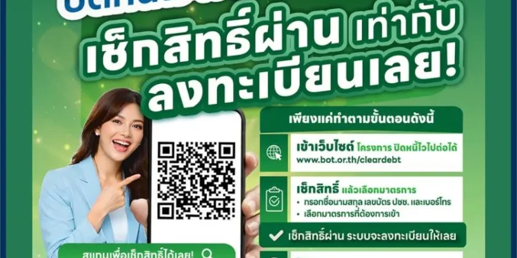 SAM เปิดโอกาสลูกหนี้ NPL ปิดหนี้ไว ไปต่อได้ ก่อนสงกรานต์ คลิกเดียวรู้ผล