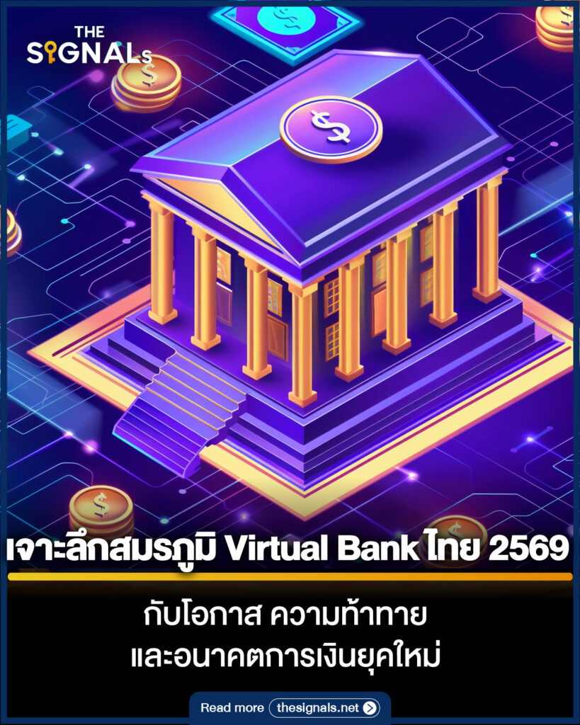 เจาะลึกสมรภูมิ Virtual Bank ไทย 2569 กับโอกาส ความท้าทาย และอนาคตการเงินยุคใหม่ เจาะลึกสมรภูมิ Virtual Bank ไทย 2569 กับโอกาส ความท้าทาย และอนาคตการเงินยุคใหม่