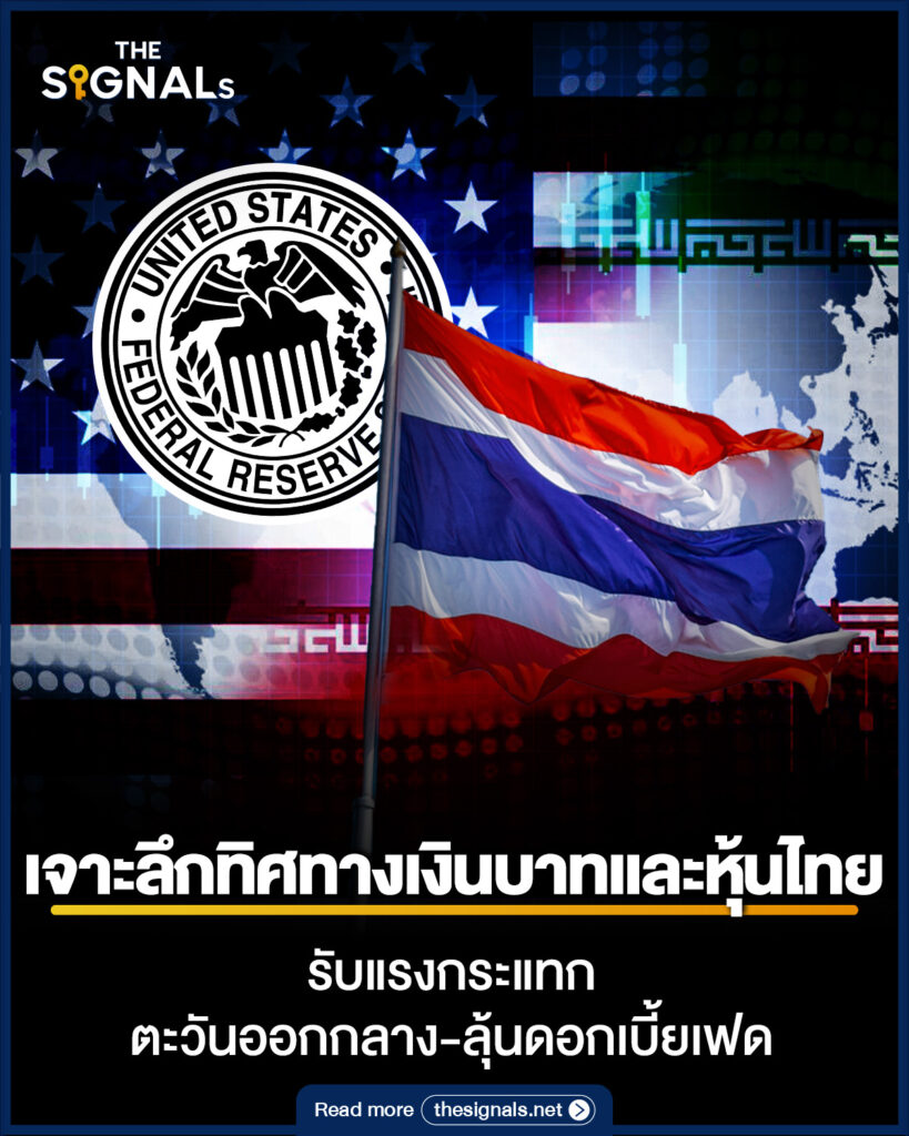 เจาะลึกทิศทางเงินบาทและหุ้นไทย รับแรงกระแทกตะวันออกกลาง-ลุ้นดอกเบี้ยเฟด เจาะลึกทิศทางเงินบาทและหุ้นไทย รับแรงกระแทกตะวันออกกลาง-ลุ้นดอกเบี้ยเฟด