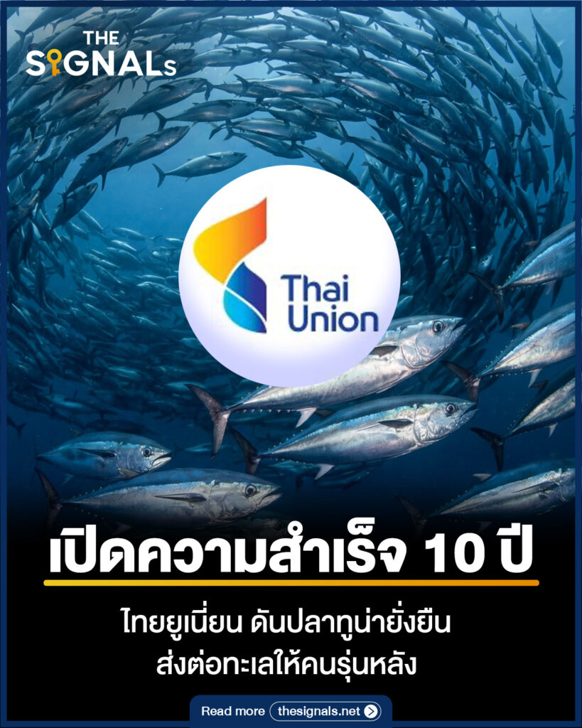 เปิดความสำเร็จ 10 ปี ไทยยูเนี่ยน ดันปลาทูน่ายั่งยืน ส่งต่อทะเลให้คนรุ่นหลัง 