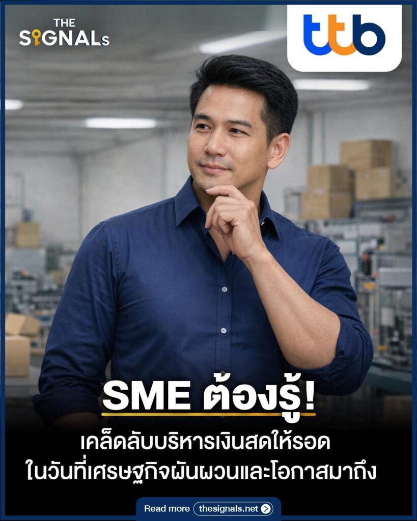 SME ต้องรู้! 3 เคล็ดลับบริหารเงินสดให้รอด ในวันที่เศรษฐกิจผันผวนและโอกาสมาถึง SME ต้องรู้! 3 เคล็ดลับบริหารเงินสดให้รอด ในวันที่เศรษฐกิจผันผวนและโอกาสมาถึง