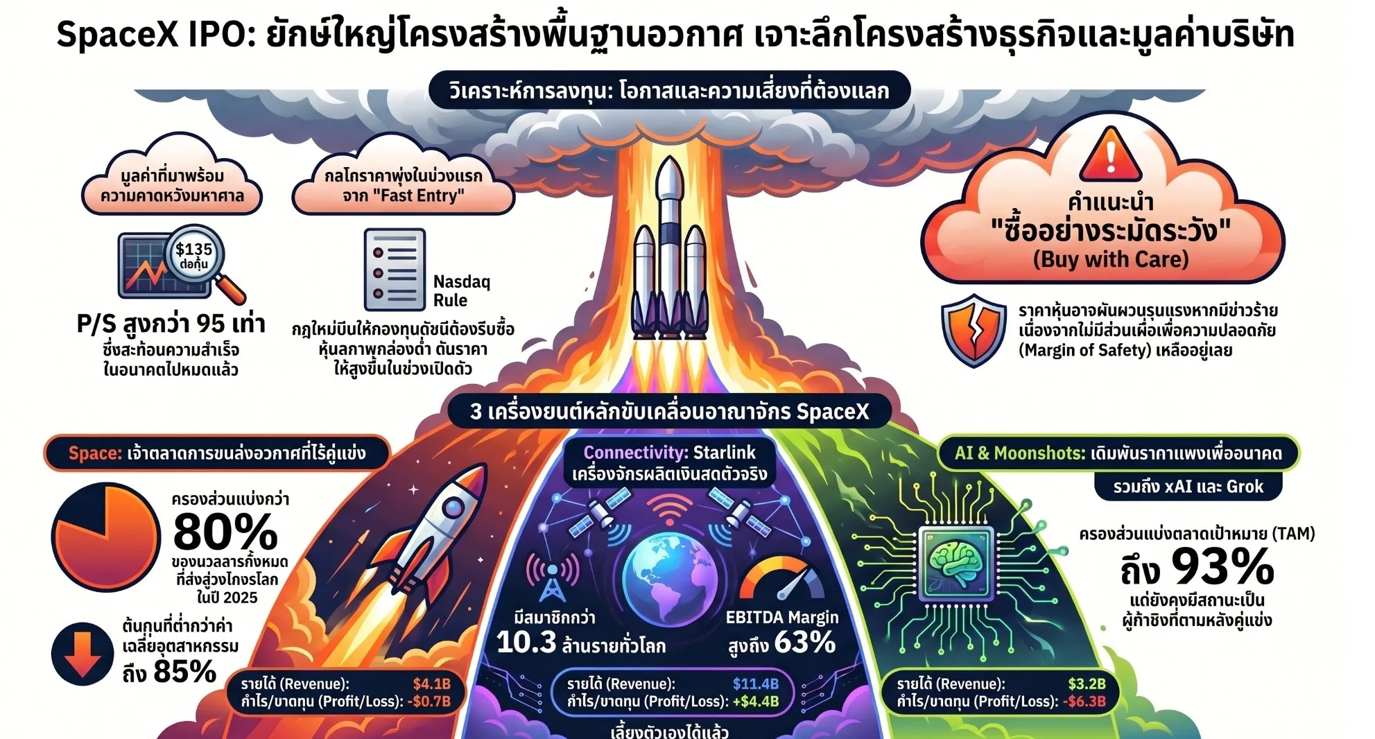 คู่มือเข้าใจ SpaceX IPO ไขความลับมูลค่ามหาศาล สู่ยุคใหม่ของ Data Center บนอวกาศ

