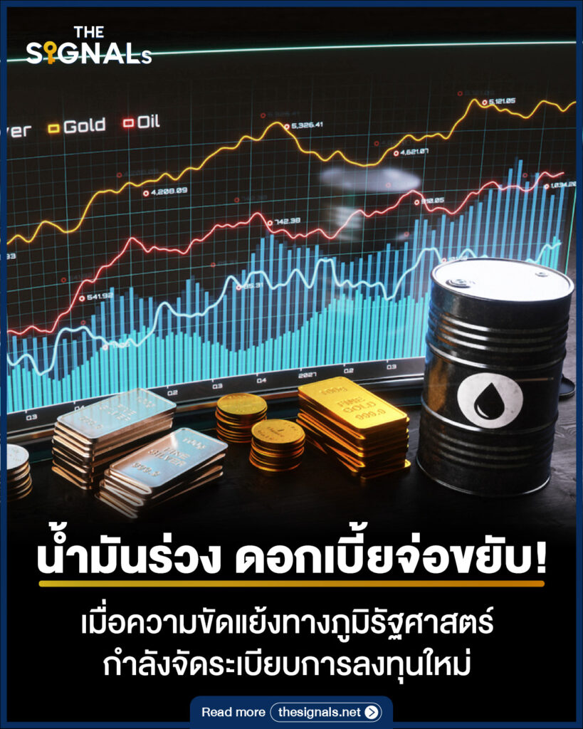 น้ำมันร่วง ดอกเบี้ยจ่อขยับ! เมื่อความขัดแย้งกำลังจัดระเบียบการลงทุนใหม่ น้ำมันร่วง ดอกเบี้ยจ่อขยับ! เมื่อความขัดแย้งกำลังจัดระเบียบการลงทุนใหม่