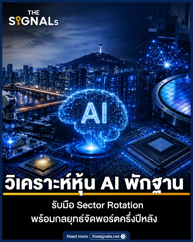 วิเคราะห์หุ้น AI พักฐาน รับมือ Sector Rotation พร้อมกลยุทธ์จัดพอร์ตครึ่งปีหลัง วิเคราะห์หุ้น AI พักฐาน รับมือ Sector Rotation พร้อมกลยุทธ์จัดพอร์ตครึ่งปีหลัง
