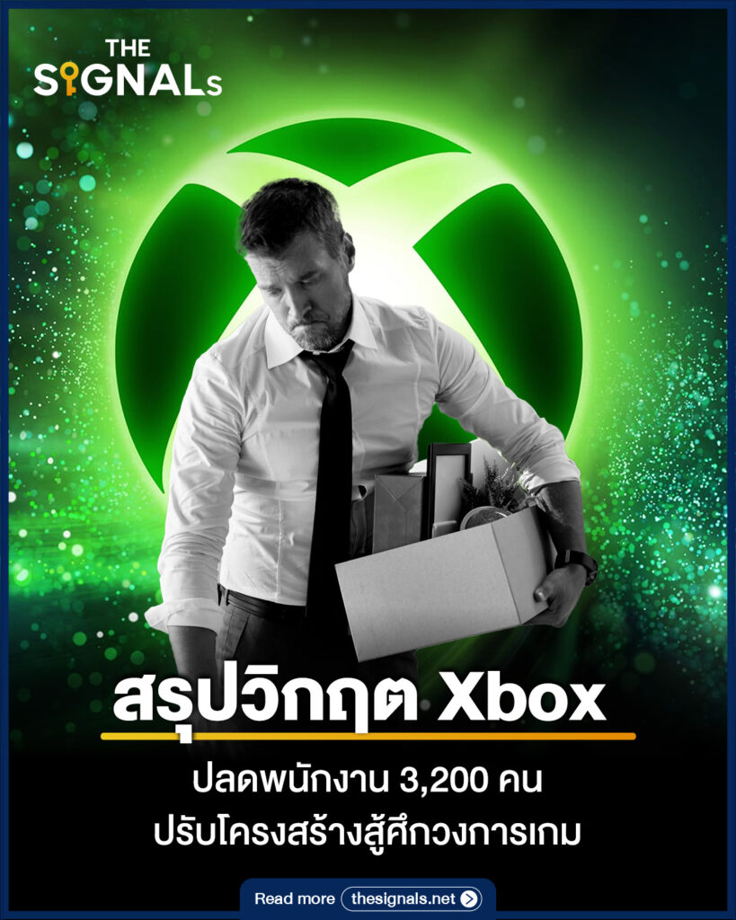 สรุปวิกฤต Xbox ปลดพนักงาน 3200 คน ปรับโครงสร้างสู้ศึกวงการเกม สรุปวิกฤต Xbox ปลดพนักงาน 3200 คน ปรับโครงสร้างสู้ศึกวงการเกม