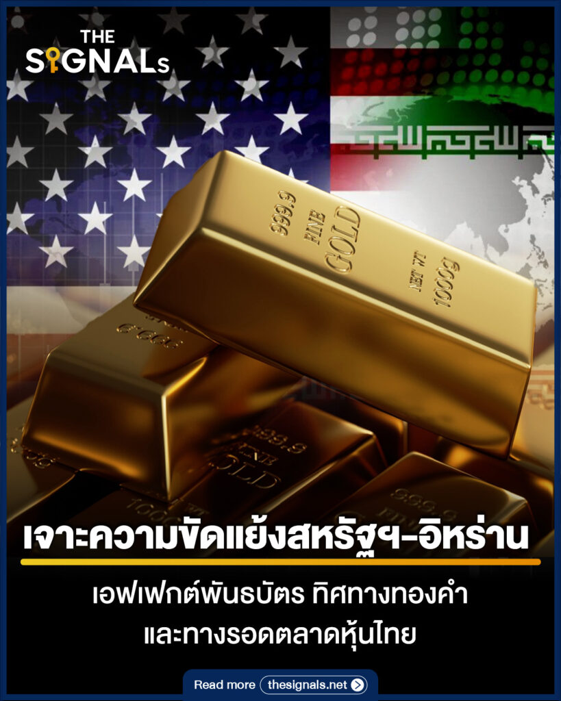 เจาะความขัดแย้งสหรัฐฯ-อิหร่าน เอฟเฟกต์พันธบัตร ทิศทางทองคำ และทางรอดตลาดหุ้นไทย