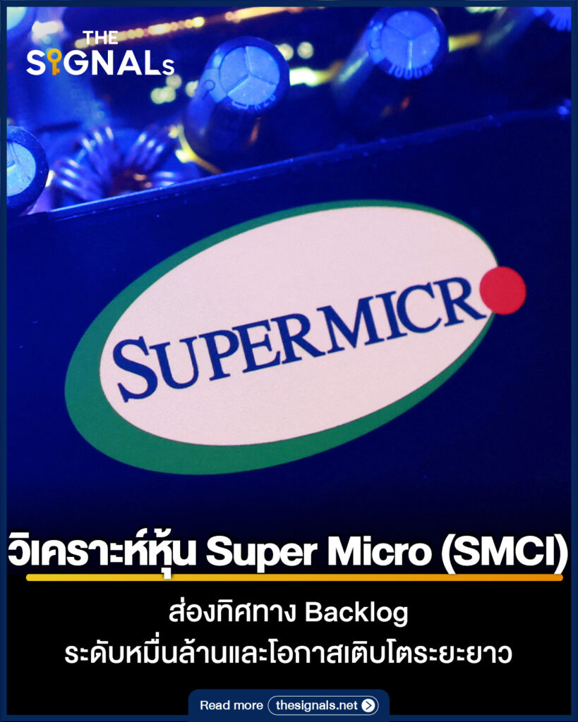 วิเคราะห์หุ้น Super Micro (SMCI) ส่องทิศทาง Backlog ระดับหมื่นล้านและโอกาสเติบโต